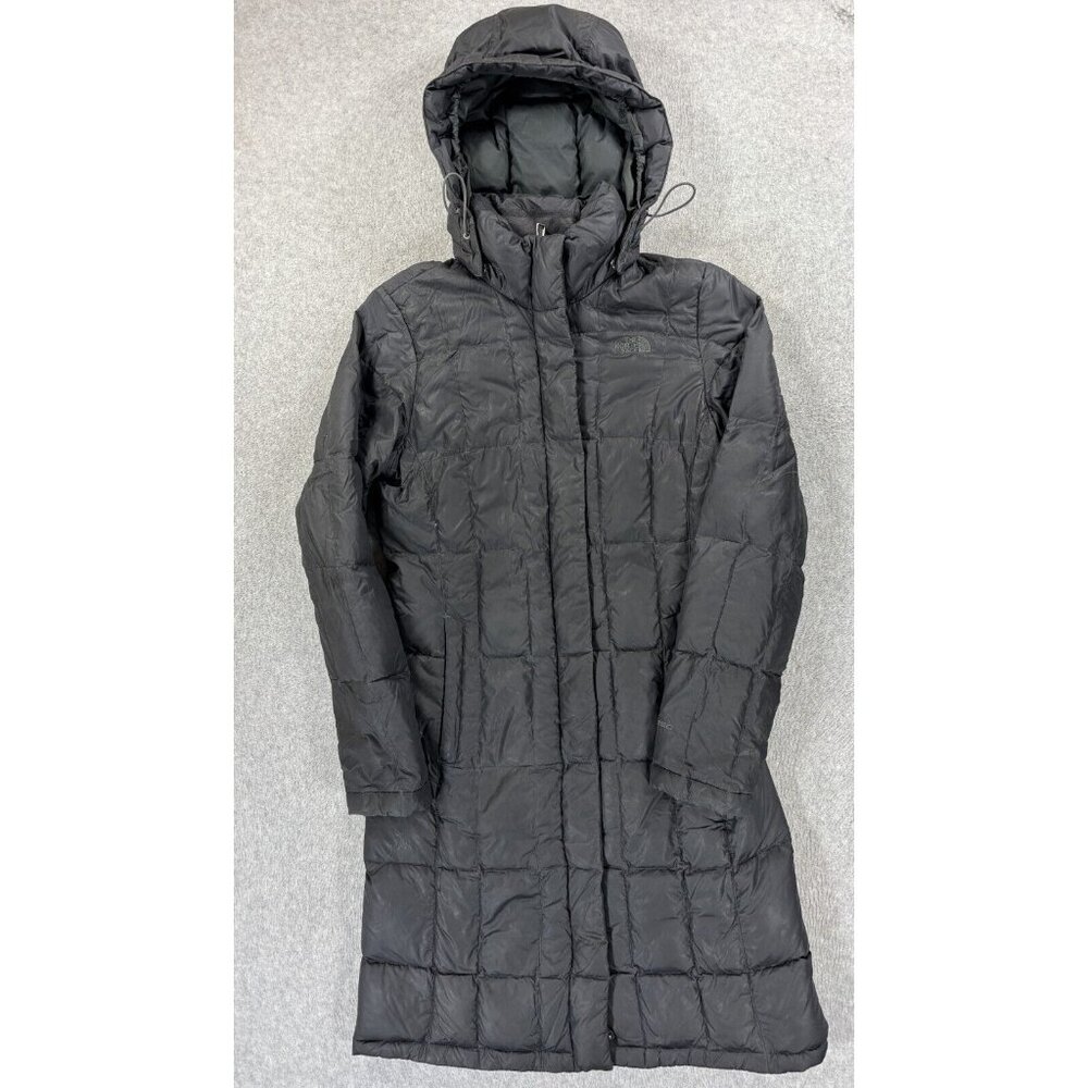 The North‎ Face 550 Goose Down Quilted 3/4 Length Jacket (Women's XS) Gray